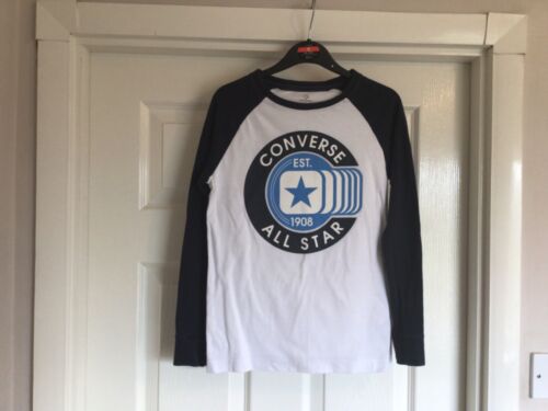 Boys Converse Long Sleeve T-Shirt Age 8-10 Years - Picture 1 of 2