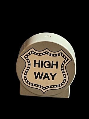 Duplo special block - grey highway sign -combined shipping (MISC80)
