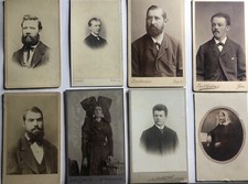 Lote de 20 Fotografías Formato CDV