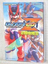 ROCKMAN ZERO Guide Nintendo GameBoy Advance Japan Book 2002 FT8x