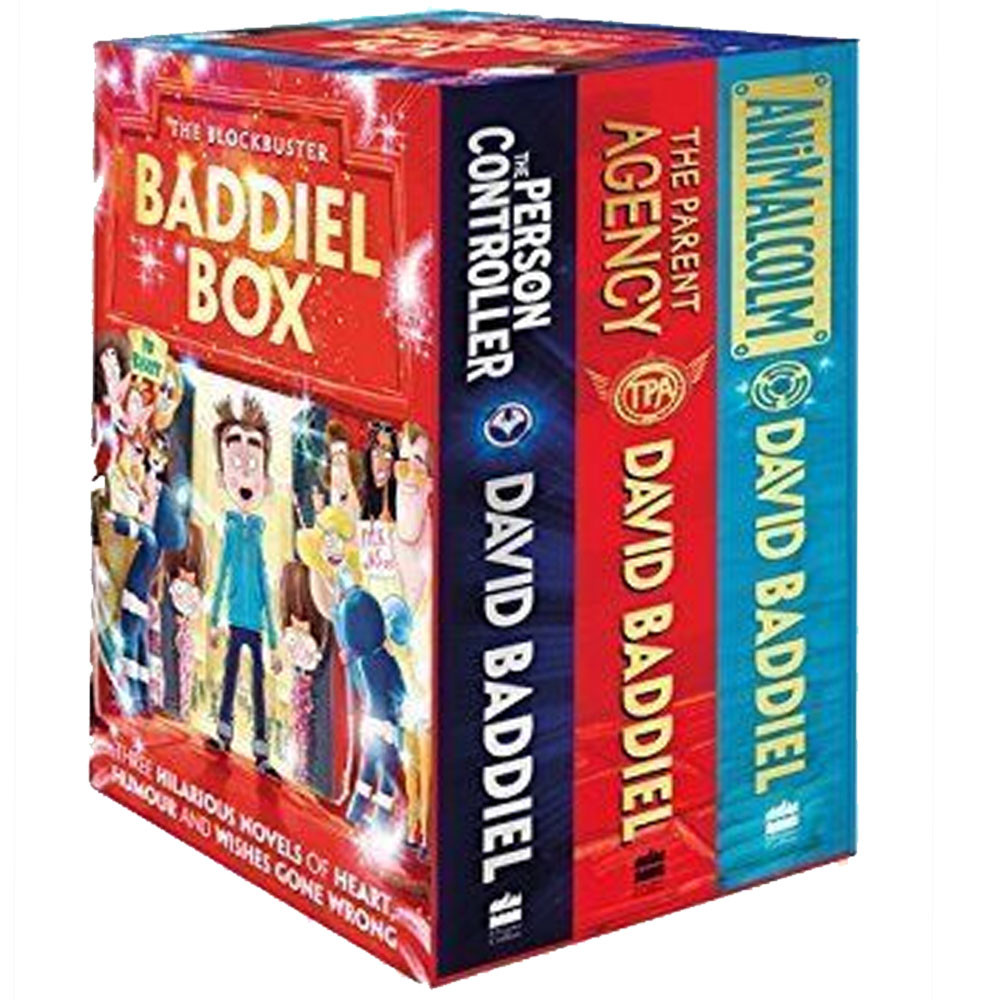 Blockbuster Baddiel Box 3 books set Parent Agency Person Controller NEW Pack