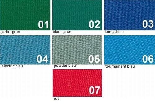 Pool pool pool cloth pool cloth ""Simonis 760"" for 8 ft pool table incl bands - Picture 1 of 2