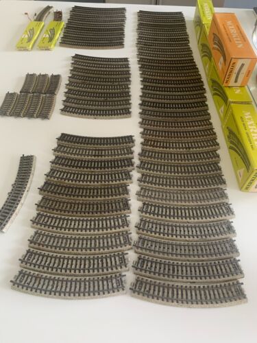 MARKLIN TRACKS CURVED AND HALPH 5100,5103,5200,5101