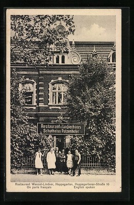 AK Hoppegarten, Restaurant Wenzel-Lindner, Hoppegartener-Straße 10 