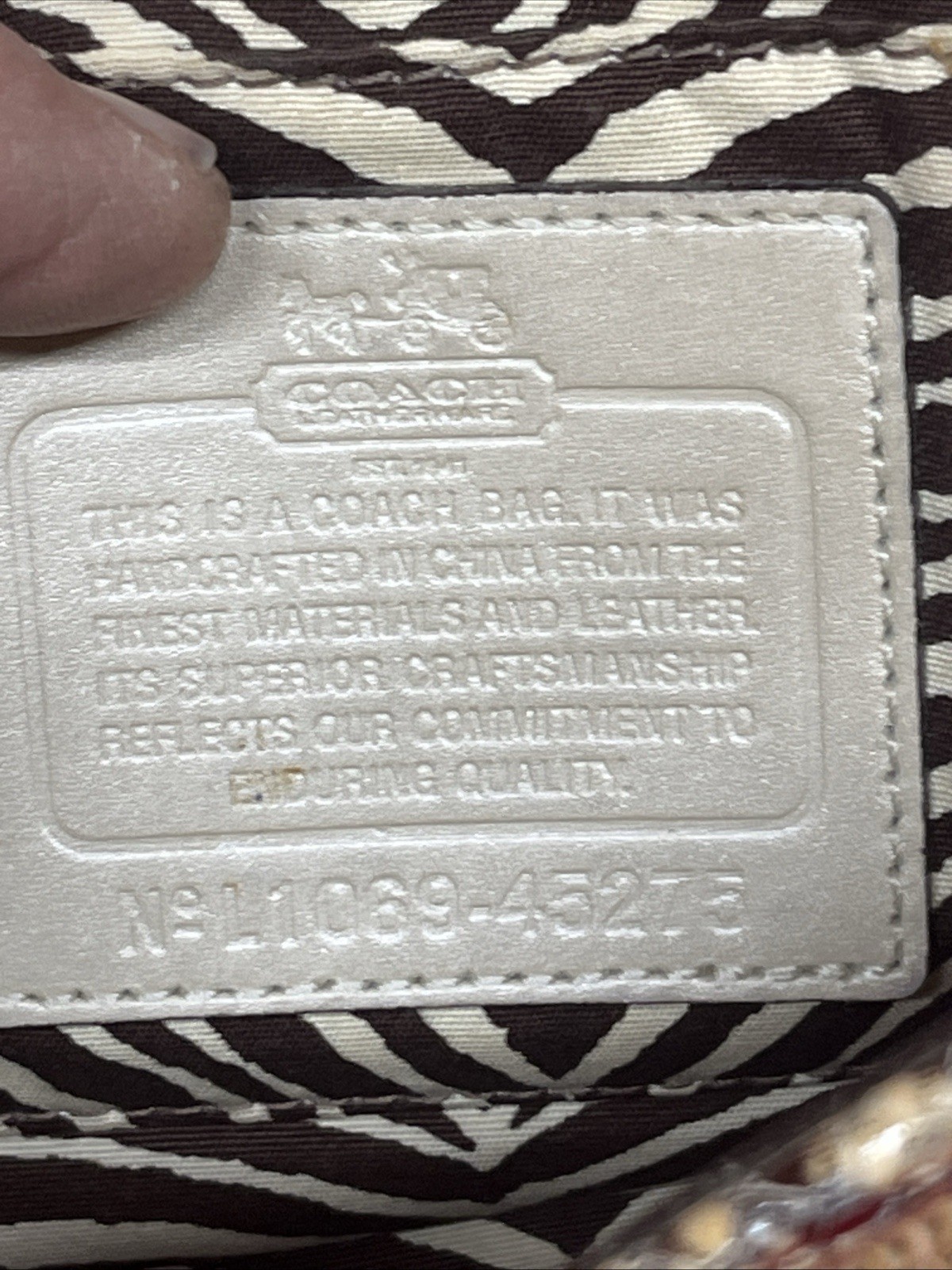 COACH NATALIE STRAW CLUTCH w/ PYTHON EMBOSSED LEA… - image 11