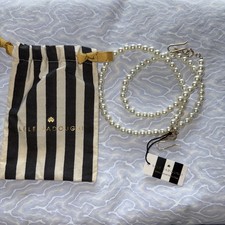 NWT LELE SADOUGHI PEARL BEADED CABLE EYEGLASS CHAIN INCLUDES BAG