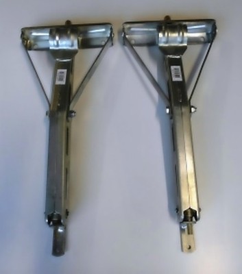 2x Wohnwagen Stütze = 1200 kg Universal Kurbelstütze Ausdrehstütze Abstellstütze