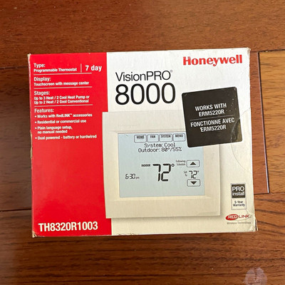 Honeywell VisionPRO 8000 TH8320R1003 7-Day 3H/2C RedLINK Touchscreen