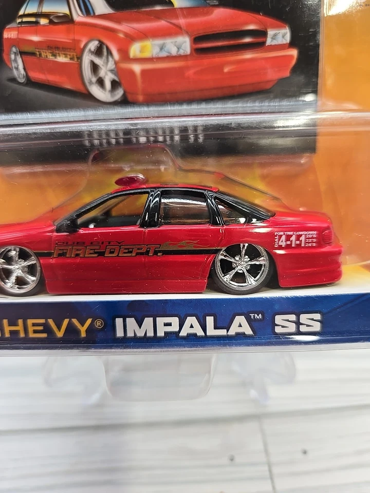 NOS DUB CITY Chevy Impala SS Fire Department Vehicle Jada Toys - Image 4 of 4