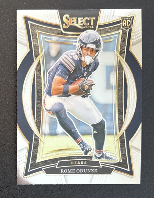 ROME ODUNZE 2024 PANINI SELECT #3 BASE CONCOURSE ROOKIE RC CHICAGO BEARS 🐻