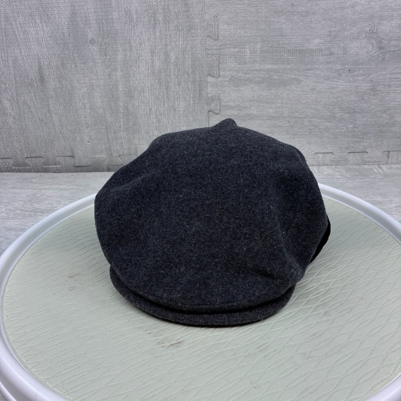 Pendleton Flat Cap Hat Gray Ear Flap 100% Virgin … - image 1