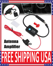 Car Auto Stereo Fm Am Radio Signal Antenna Aerial Signal Amp Amplifier Booster