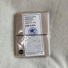 Traveler's Notebook PRADA Passport Size Limited Note Book Leather Cover New