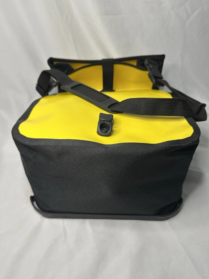 Ortlieb Impermeable Clásico Rodillo Bicicleta Alforja Bolsa Individual Amarillo Negro Foto 2 de 4
