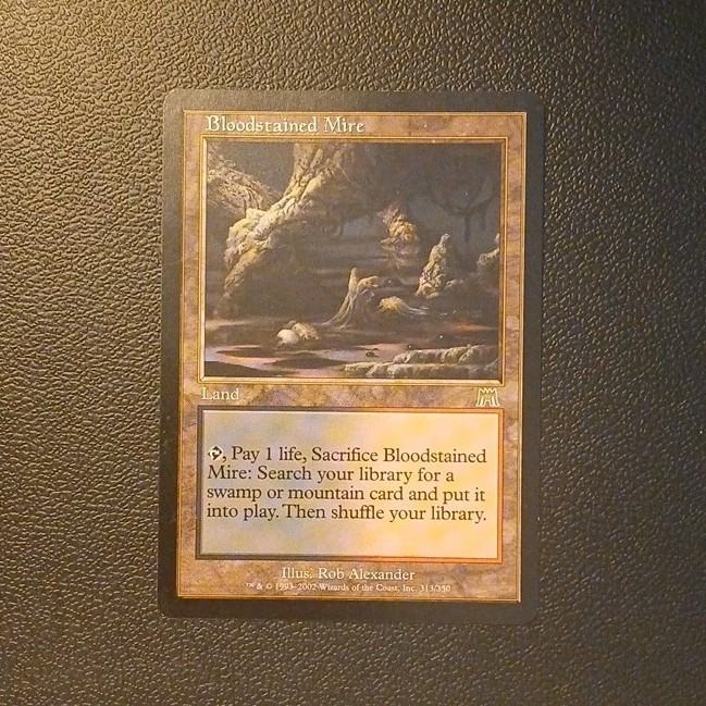 Bloodstained Mire Onslaught NM Rare Land Magic the Gathering MTG