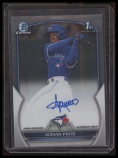 2023 Bowman Chrome #CPA-API Adrian Pinto Prospect Autographs