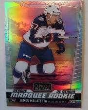2024-25 O-Pee-Chee Platinum Marquee Rookie James Malatesta Sunset