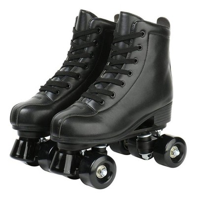 XUDREZ Double Row Adjustable Leather High-Top Roller Skates - Perfect for Ind...