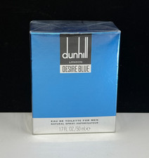 Desire Blue By Dunhill Eau De Toilette for Men Spray 1.7 oz NIB DISCONTINUED