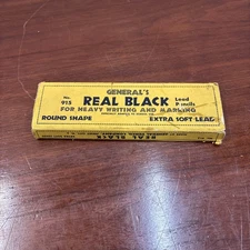 Rare Vintage Box Of 10 General’s Pencil Co. Lead Pencils ***Not Used