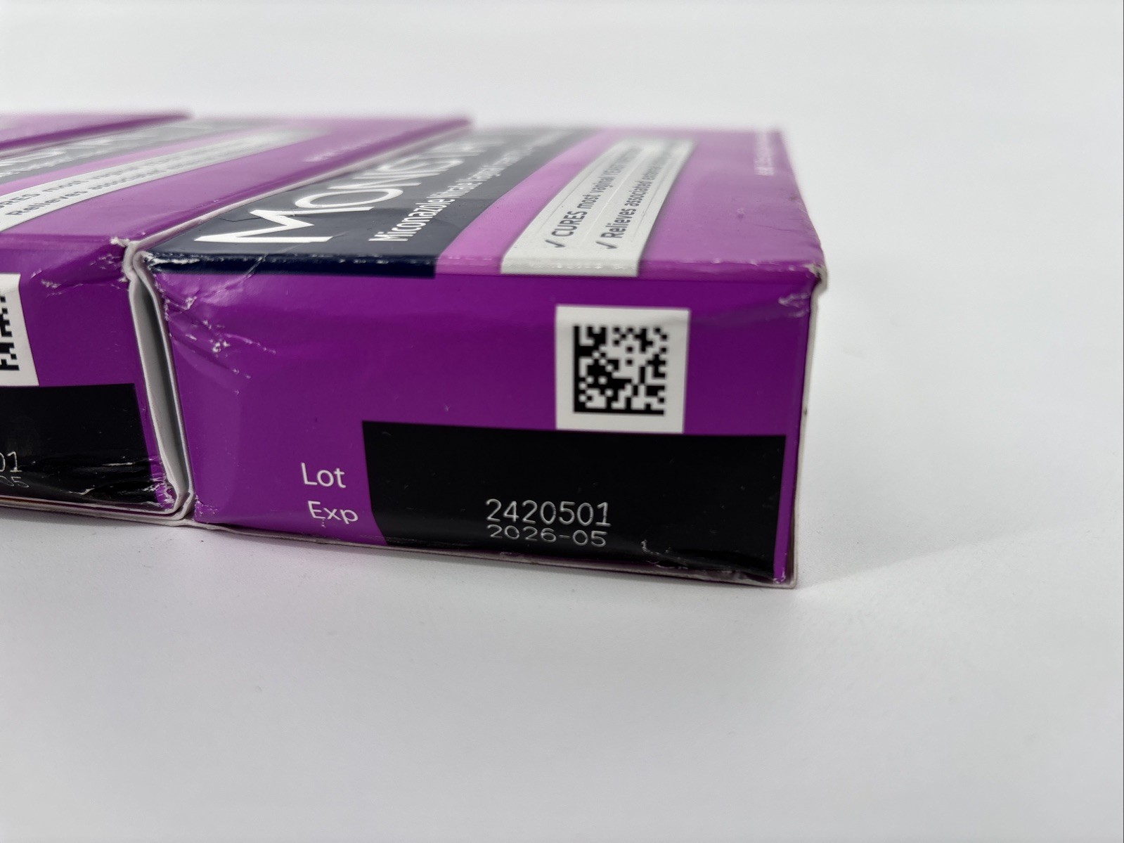 Monistat 7 Vaginal Antifungal Cream Applicators 1.59oz Tube Exp 5/26 3-Pack