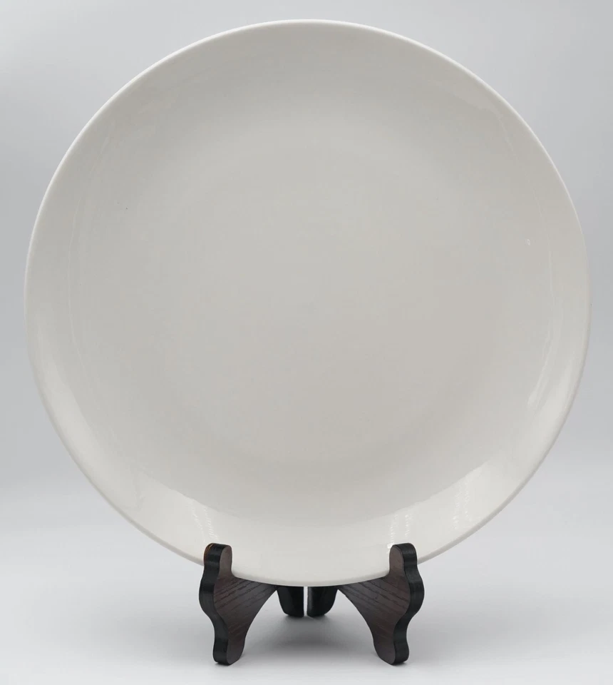 Pier 1 New Essentials Coupe White Porcelain 13.25" Chop Plate / Platter 1-Piece - Image 2 of 4