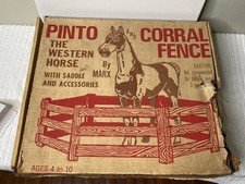 Vintage 1971 Pinto The Western Horse and Corral Fence SEALED  Marx Toys