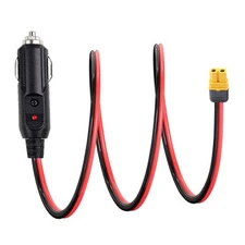XT60 to Car Cigarette Lighter Plug Cigarette Lighter XT60 Extension Cable 12A...