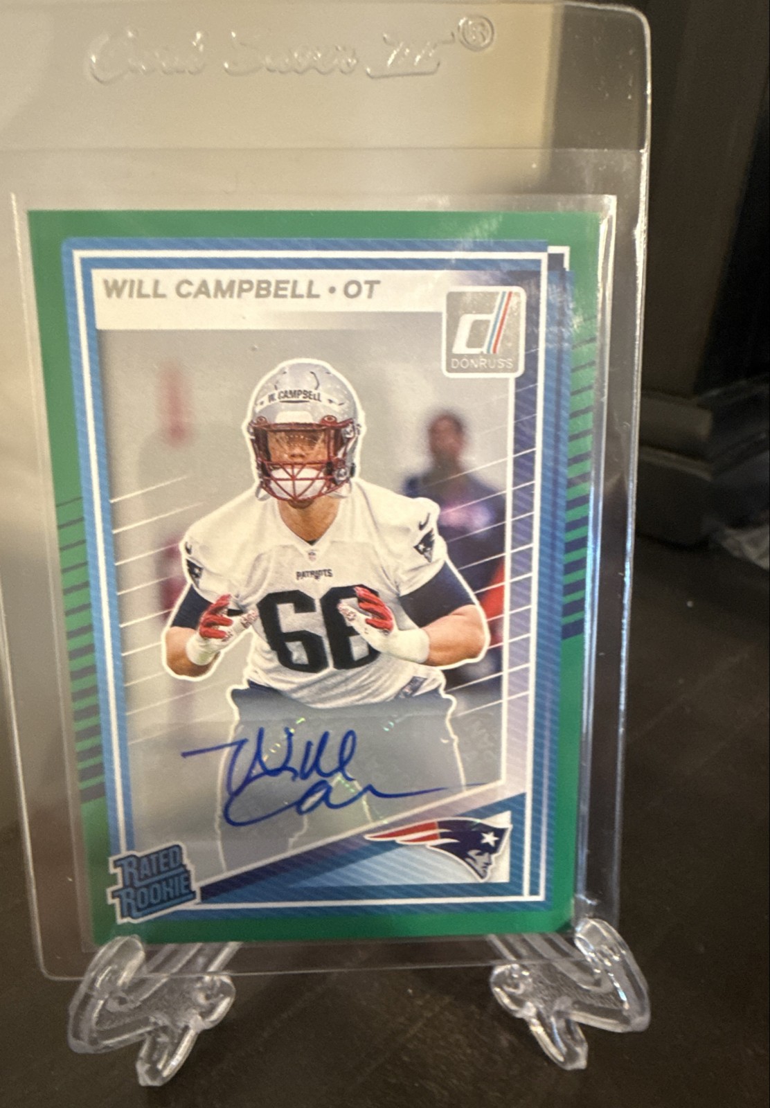 2025 Panini Donruss - Rated Rookie Will Campbell #345 Green Autographs (AU, RC)