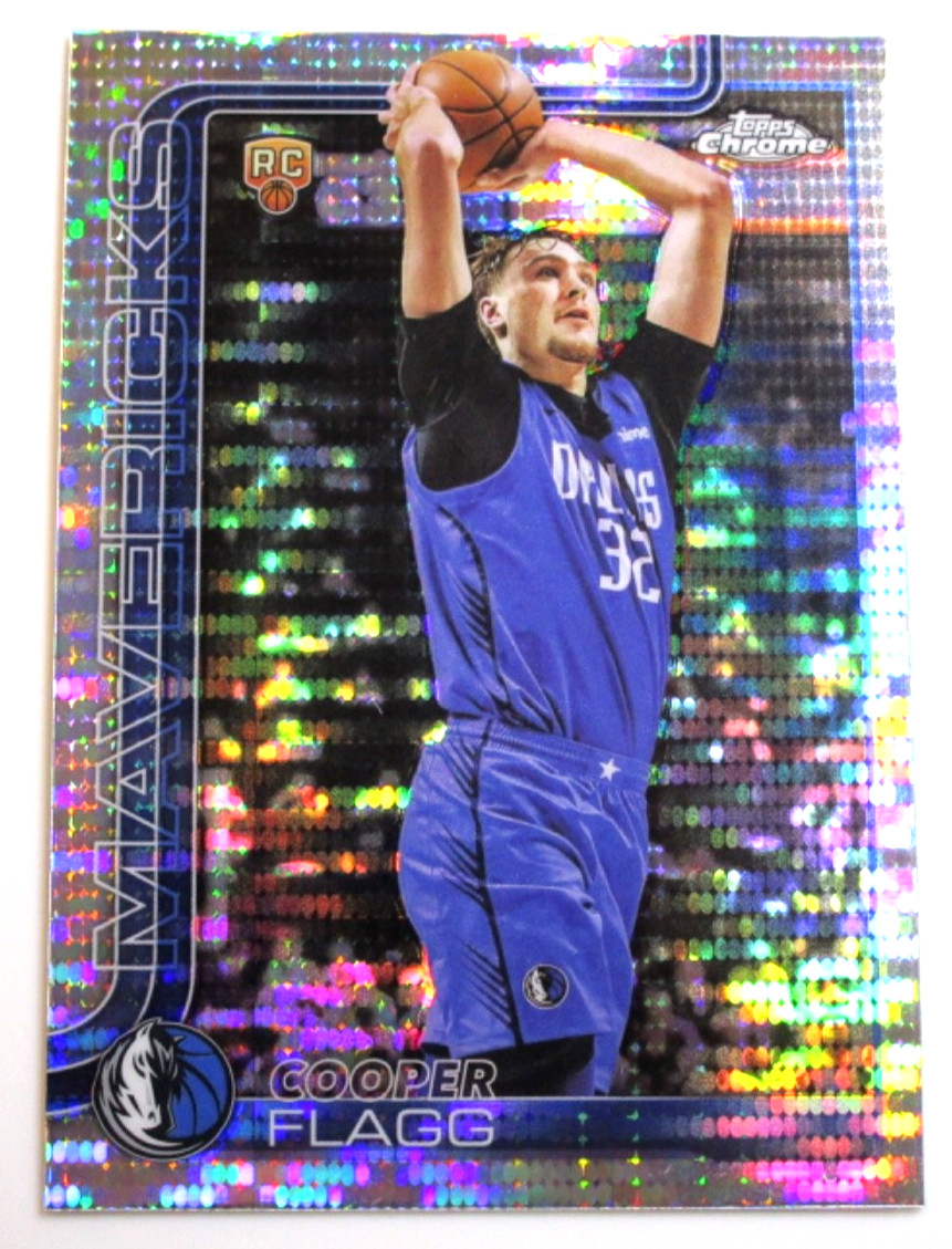 2025/26 Topps Chrome NBA Cooper Flagg RC Rookie Pulsar Refractor Parallel #251 !