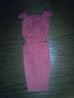 Vintage Barbie Doll 1962 "Sheath With Gold Buttons" Pak Dress Only!!