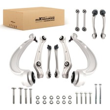 10pc Front Suspension Kit Upper Lower Control Arm For Audi A6 C7 2010-2018 10pc Front Suspension Kit Upper Lower Control Arm For Audi A6 C7 2010-2018