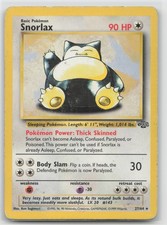 Jungle Snorlax 27/64 Rare Pokemon HP Ken Sugimori on eBay
