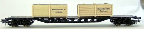 Roco 46781.A  2 Schwerlastwagen mit Rungen  Maschinenfabrik Esslingen | Zustand: Neu