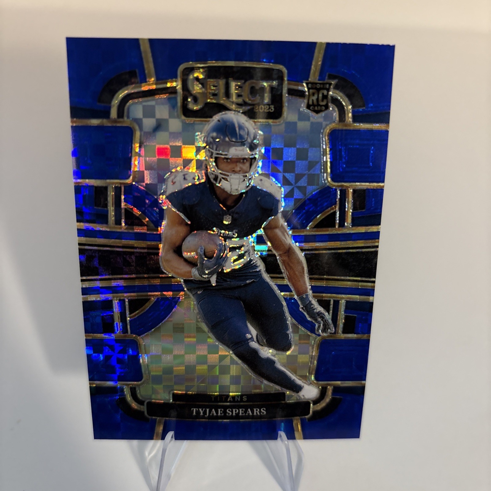 2023 Panini Select Blue Prizm Rookie 168/199 Tyjae Spears #97