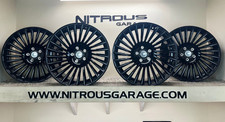 22 Gloss Black Stagger Concave Rf22 Wheels Bmw 7series 740 750 760 Alpina 16-22