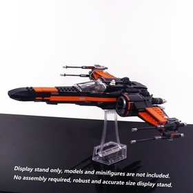 Display Stand for Lego 75393 75102 75149 75218 X-Wing, stand only no model.