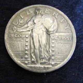 1921 KEY DATE Standing Liberty Quarter