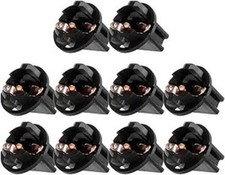10-Pack 168/194 T3-1/4 Twist Lock Wedge Base Socket for Instrument Panel Dash Li