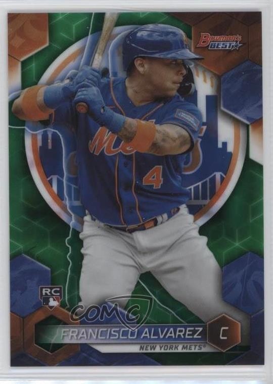 2023 Bowman's Best Green Refractor 40/99 Francisco Alvarez #47 13px