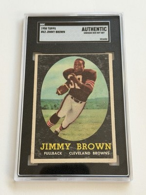 1958 Topps - Jim Brown #62 (RC) PSA A