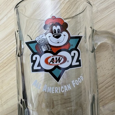 A&W Root Beer Mug Rooty The Bear 2002 All American Food VTG 7in Tall