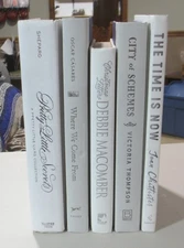 DECOR Book lot 5 Library Staging Display Interior Design White Hues Silver Text