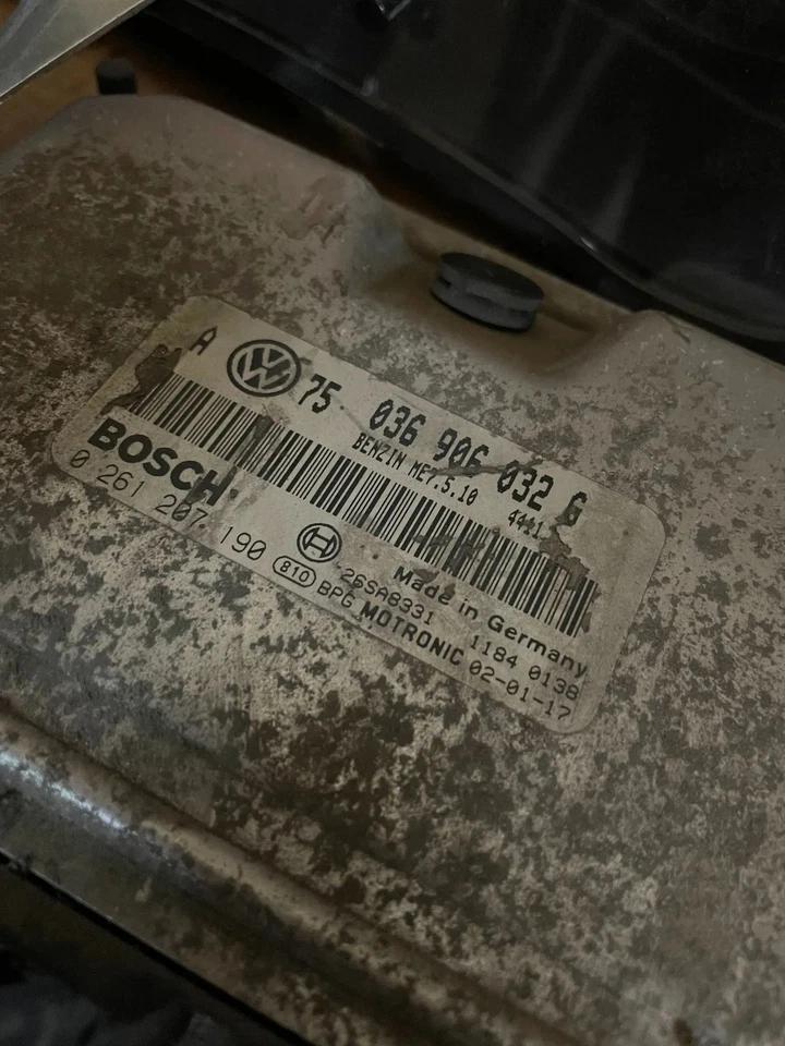 Original VW Golf IV 1.4 Steuergerät Set 036906032G - Bild 2 von 4