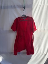 GANNI x RTR Mini Wrap Dress Size 38 with Stains