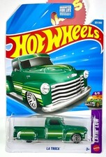 2026 Hot Wheels La Troca Green Squarebody Pickup 1950 Chevrolet 3100 Style