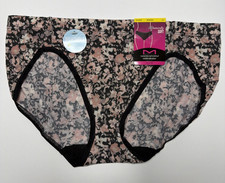Maidenform Comfort Devotion Naturally Soft Floral Bikini Panty DMTNBK M/6 NEW