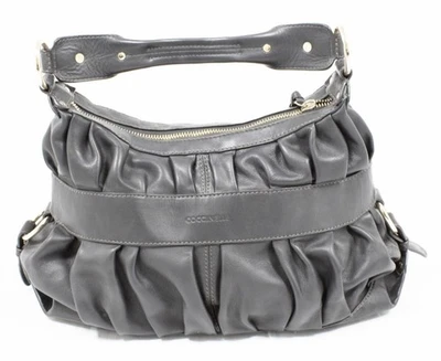 Coccinelle Black Leather Shoulder Bag 2929257 Vintage 80s - Image 1 of 4