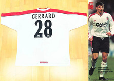 Gerrard Liverpool Shirt 1998-00 Vintage Original Reebok 90s Fowler Retro 28 XL