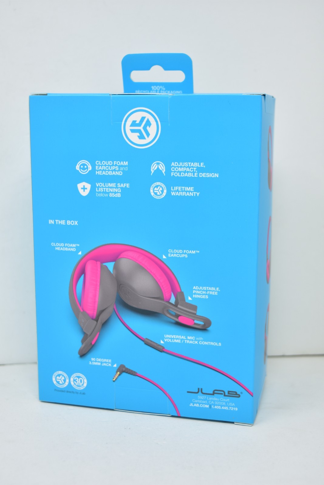 JLab JBuddies Studio 2 Kids On-Ear On-Ear Kids Wired Headphones w/ Mic - NEW !!!